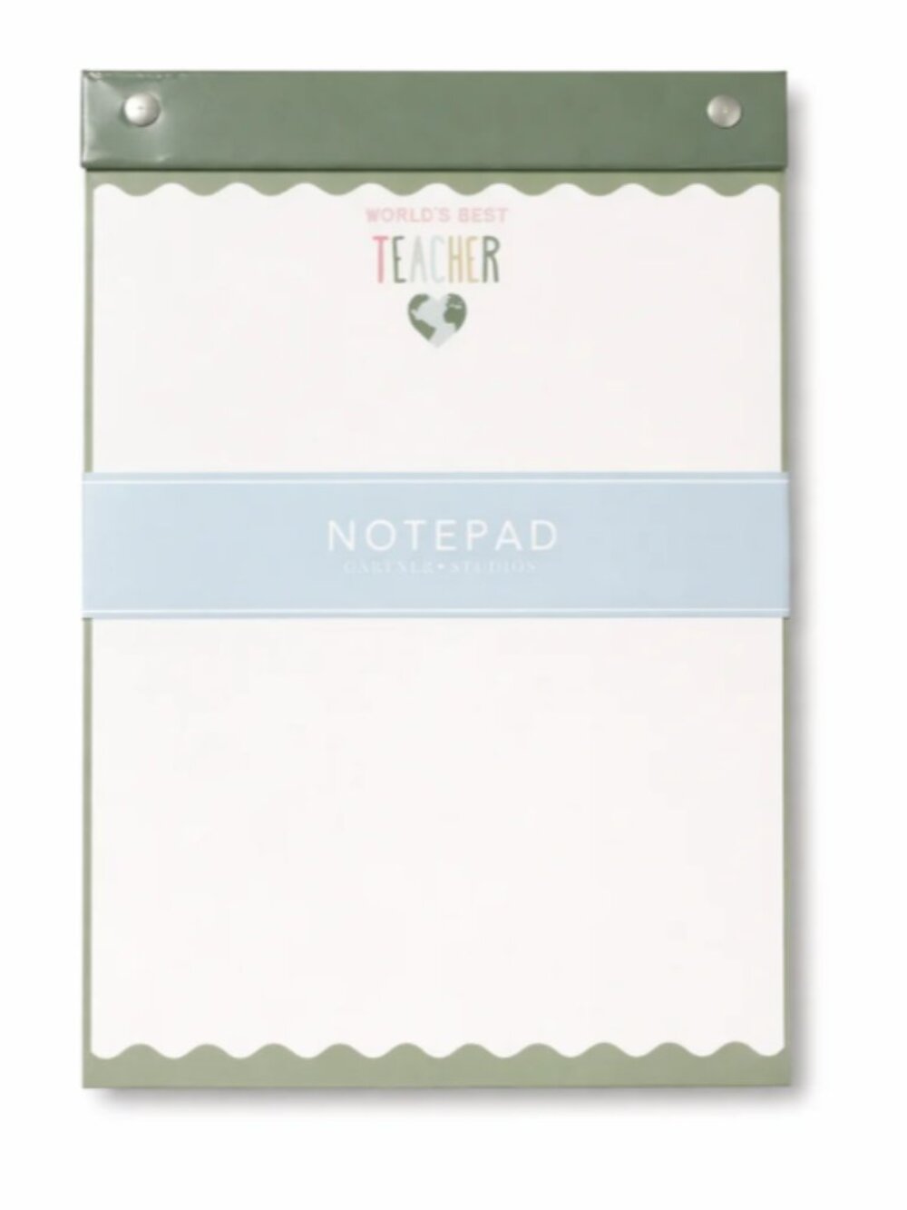 Gartner Studios 'World's Best Teacher' Notepad | 8 x 10 | NWT